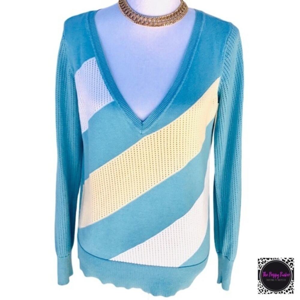 Ben Sherman Rare Retro Mod Open Back Sweater Euc - image 2